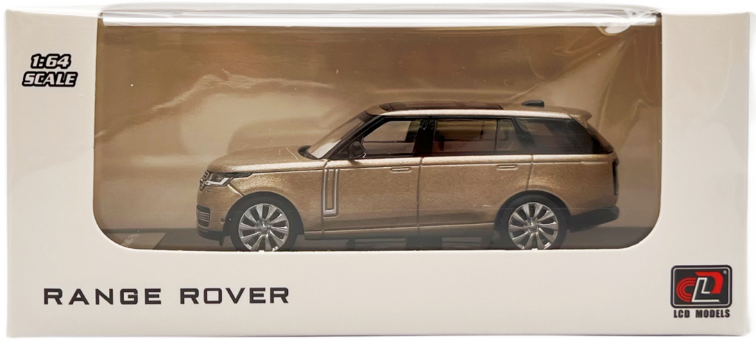 LCD Models 1:64 2022 Land Rover Range Rover (Gold) Diecast Model ...