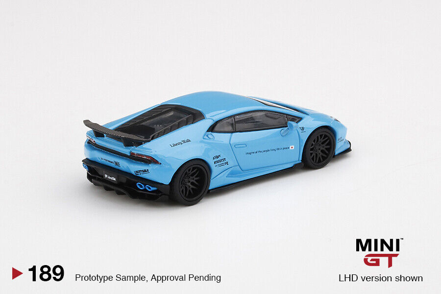 Mini GT 1:64 LB WORKS Lamborghini Huracan Ver. 1 (Light Blue