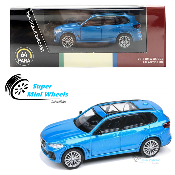 PARA64 - 2018 BMW X5 (Atlantis Blue) LHD - Diecast Model - 1:64