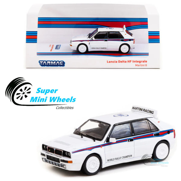 Tarmac Works 1:64 Lancia Delta HF Integrale Martini 6 (White)