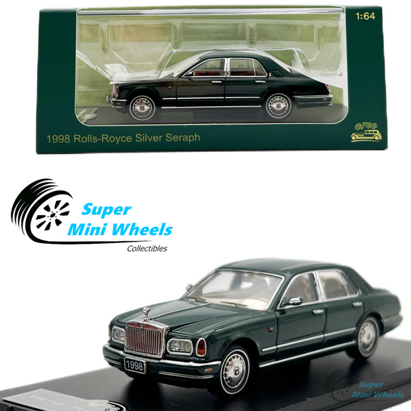 GFCC 1:64 1998 Rolls-Royce Silver Seraph (Green) Diecast Model Car