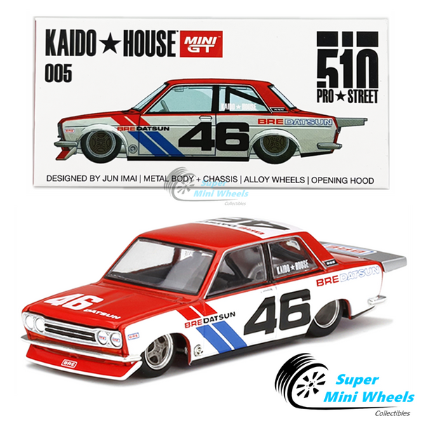 Mini GT x Kaido House 1:64 Datsun 510 Pro Street BRE #46 V1 KHMG005