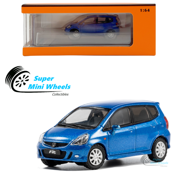 GCD 1:64 Honda Fit Sport Blue - Diecas Model