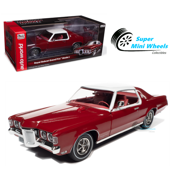 Auto World 1:18 - 1969 Pontiac Grand Prix Hardtop (Royal Bobcat) - AMM1273