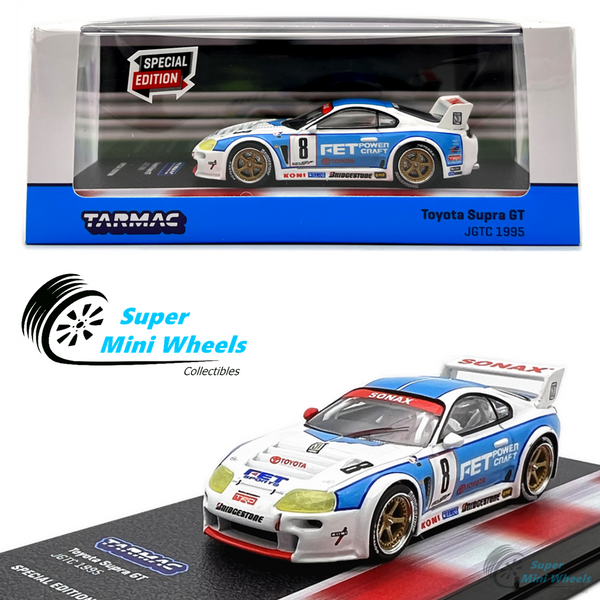 Tarmac Works 1:64 Toyota Supra GT JGTC 1995 #8 Special Edition