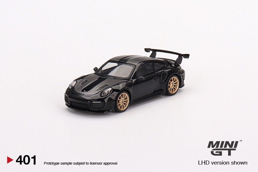 Mini GT 1:64 Porsche 911(991) GT2 RS Weissach Package Black #401