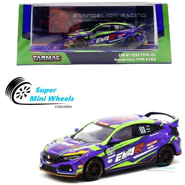 Tarmac Works 1:64 Honda Civic Type-R FK8 EVA Racing – Purple