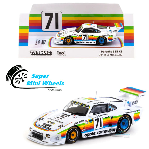 Tarmac Works x iXO 1:64 Porsche 935 K3 24h of Le Mans 1980 #71 (White)