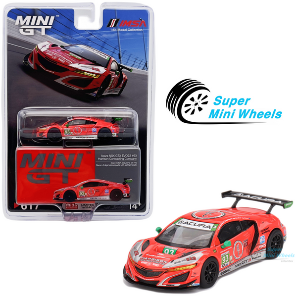 Mini GT 1:64 Acura NSX GT3 EVO22 #93 WTR Racers Edge Motorsports IMSA 2023 #617