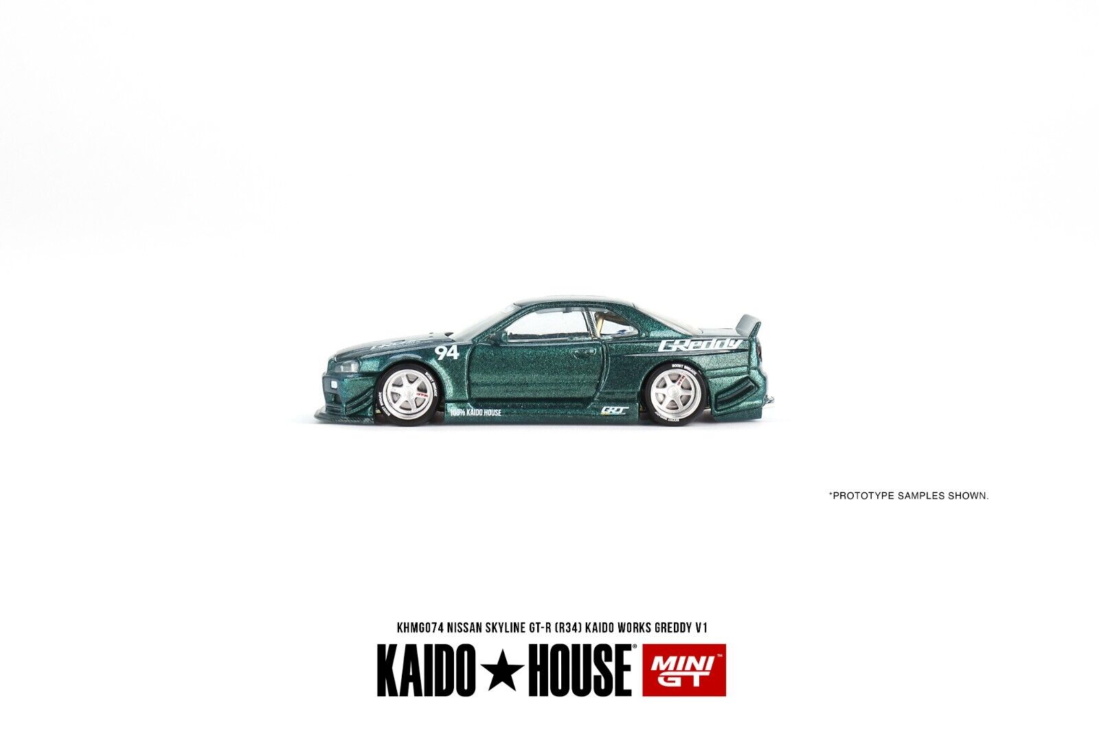 Mini GT x Kaido House 1:64 Nissan Skyline GT-R R34 Kaido