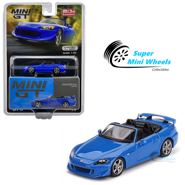 Mini GT 1:64 Honda S2000 (AP2) Type S Apex Blue #376