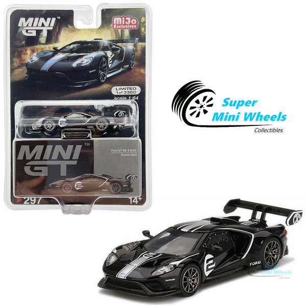 Mini GT 1:64 Ford GT MK II #006 Shadow Black #297