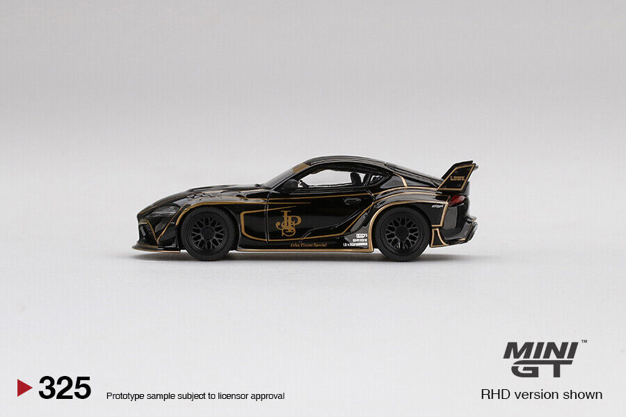 Mini GT 1:64 LB WORKS Toyota GR Supra JPS (Black/Gold) #325