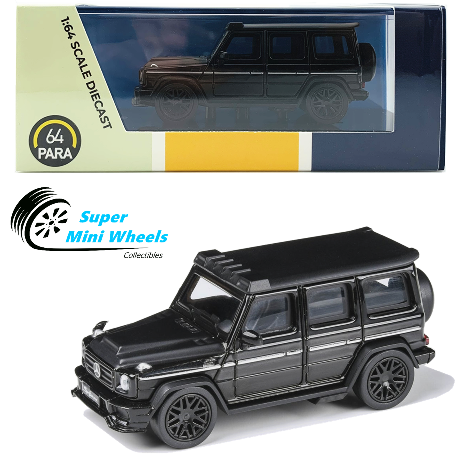 PARA64 LBWK Liberty Walk AMG G63 Black - Diecast Model - 1:64 – Super ...