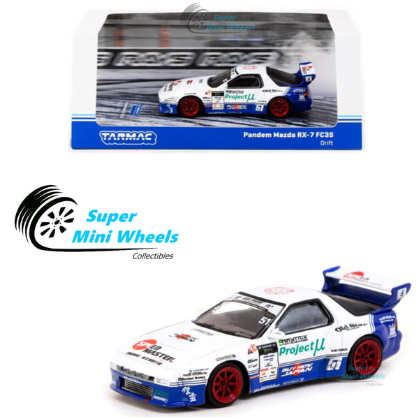 Tarmac Works 1:64 Pandem Mazda RX-7 FC3S Drift #51