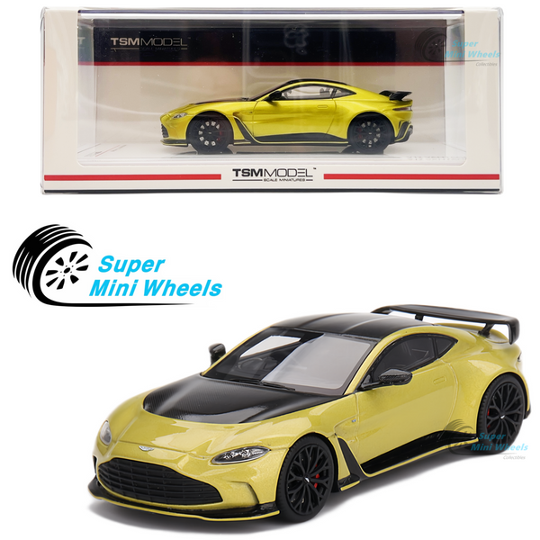 TSM-Model 1:43 Aston Martin V12 Vantage Cosmopolitan Yellow TSM430699