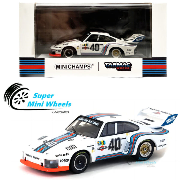 Minichamps x Tarmac Works 1:64 Porsche 935/76 24h Le Mans 1976 #40 Martini