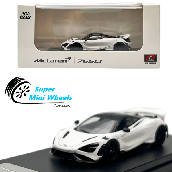 LCD Models 1:64 - McLaren 765LT (White) Diecast Model