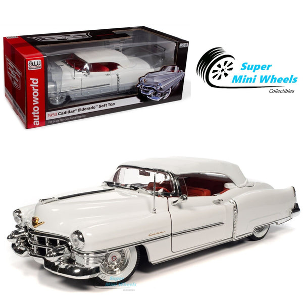 Auto World 1:18 - 1953 Cadillac Eldorado Convertible (White) AW316