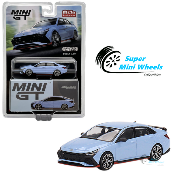 Mini GT 1:64 Hyundai Elantra N Performance Blue #404