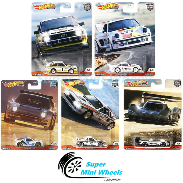 Hot Wheels Premium 2020 Car Culture R Case Hill Climbers Set of 5 Cars In-Stock