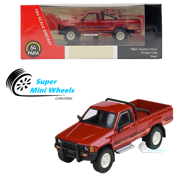 PARA64 1984 Toyota Hilux Single Cab Pickup Red - 1:64