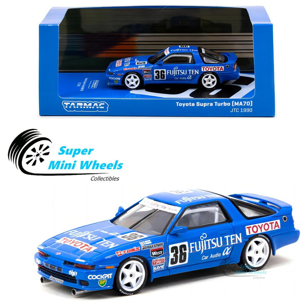 Tarmac Works 1:64 Toyota Supra Turbo (MA70) JTC 1990 #36