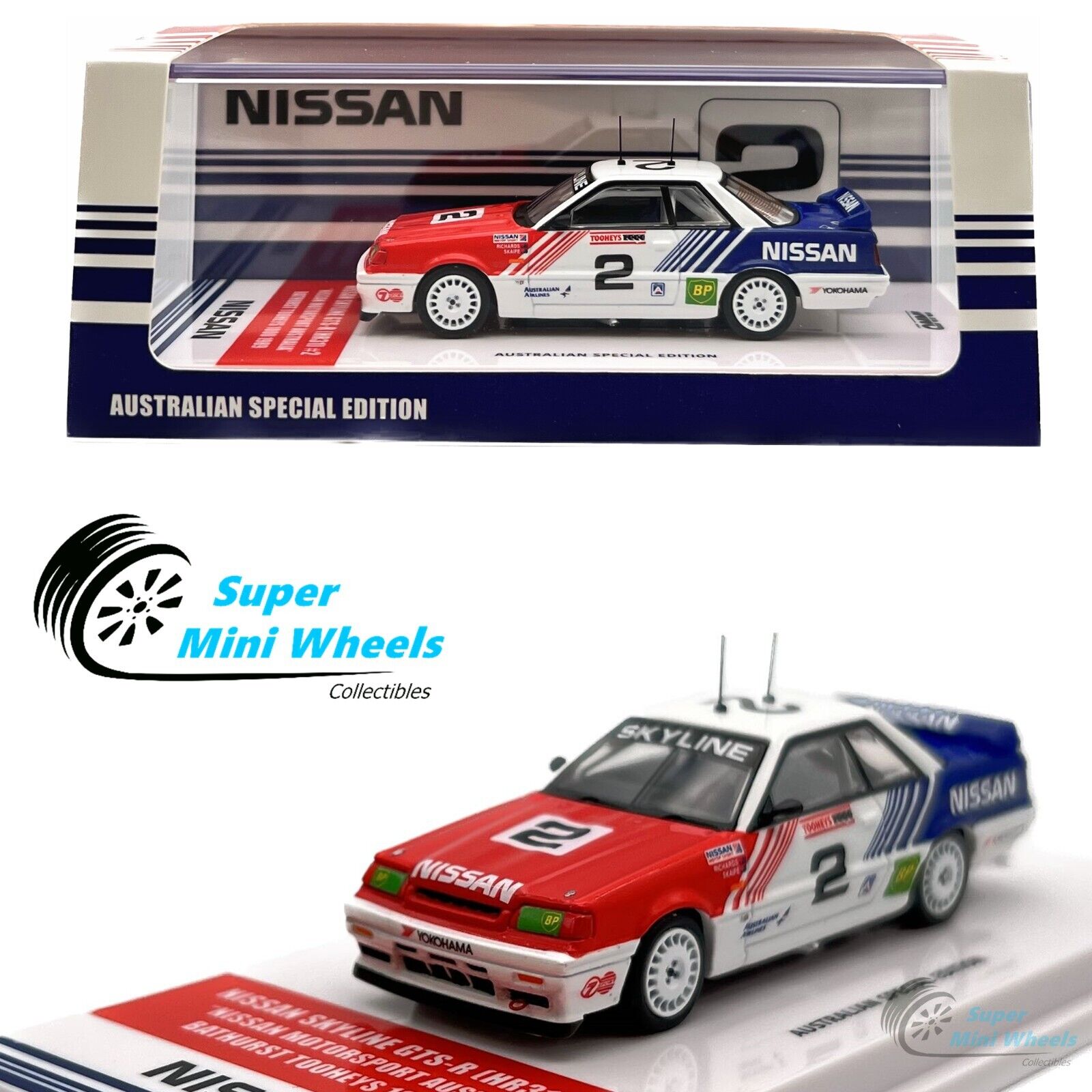 INNO64 1:64 Nissan Skyline R31 GTSR HR31 #2 Australian Special Edition ...