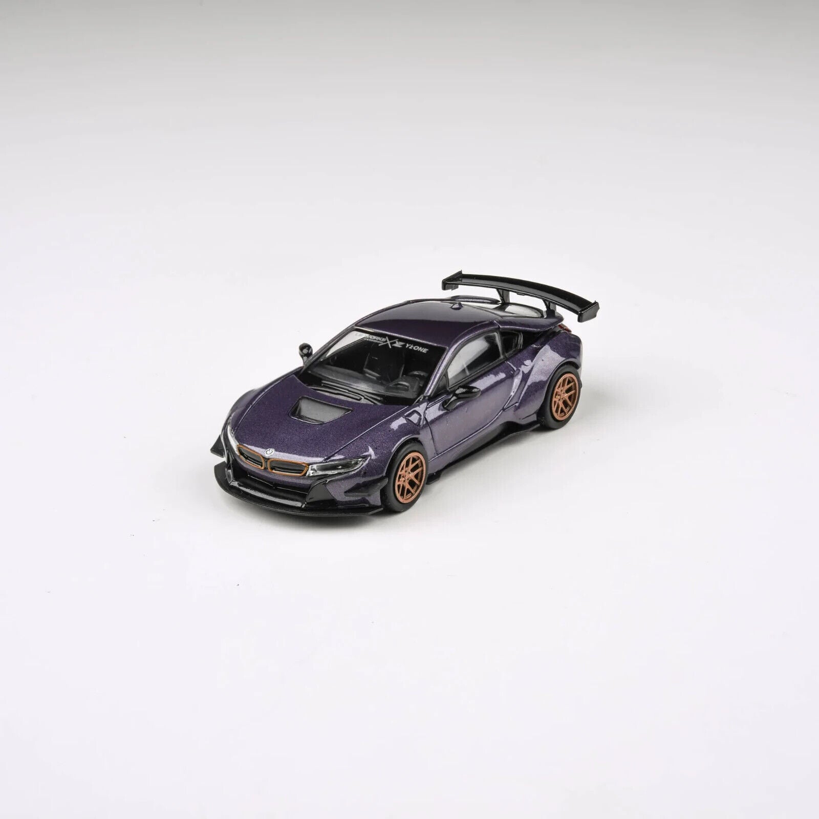 PARA64 - Liberty Walk LBWK BMW i8 - Purple with Gold Wheels - LHD - 1 ...