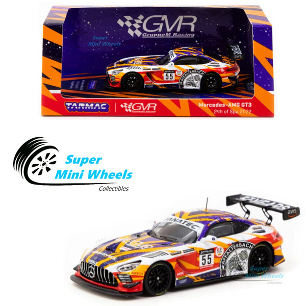 Tarmac Works 1:64 Mercedes-AMG GT3 24 Hours of SPA 2022 #55