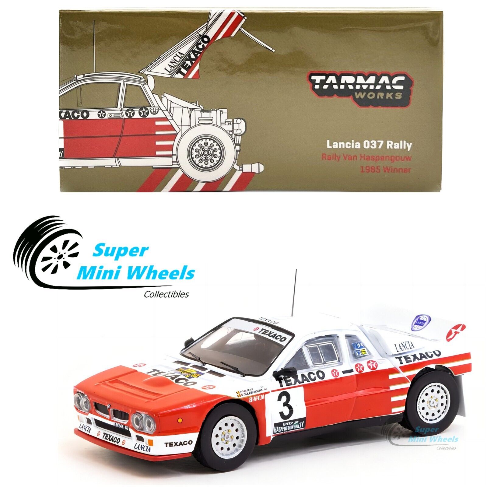 TW In Stock 1:64 Lancia 037 Rally Catalunya 1985 Diecast Diorama Car TW In Stock 1:64 Lancia 037 Rally Catalunya 1985 Diecast Diorama Car