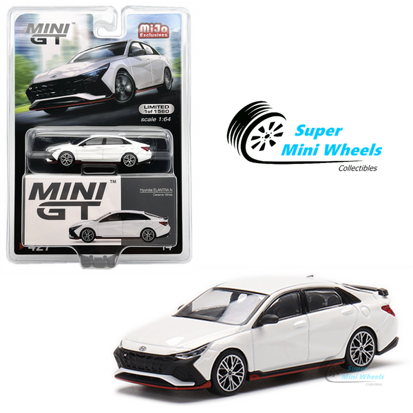 Mini GT 1:64 Hyundai Elantra N Ceramic White #427