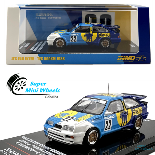 INNO64 1:64 Ford Sierra RS500 Cosworth #22 "Piumini Trampio" 1998 JTC FUJI INTER