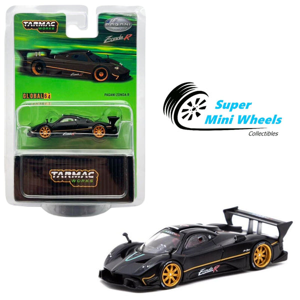 Tarmac Works 1:64 Pagani Zonda R (Black) T64G-TL015-MB