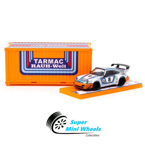 Tarmac Works 1:64 RWB Porsche 964 Ichiban Boshi Martini #8 with Container