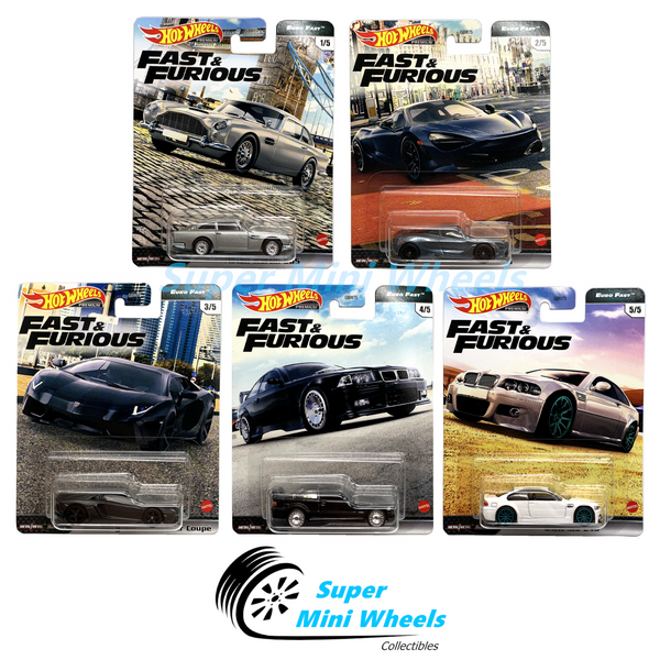 Hot Wheels Premium 2020 Fast & Furious Euro Fast K Case Set 5 Cars [In-Stock]