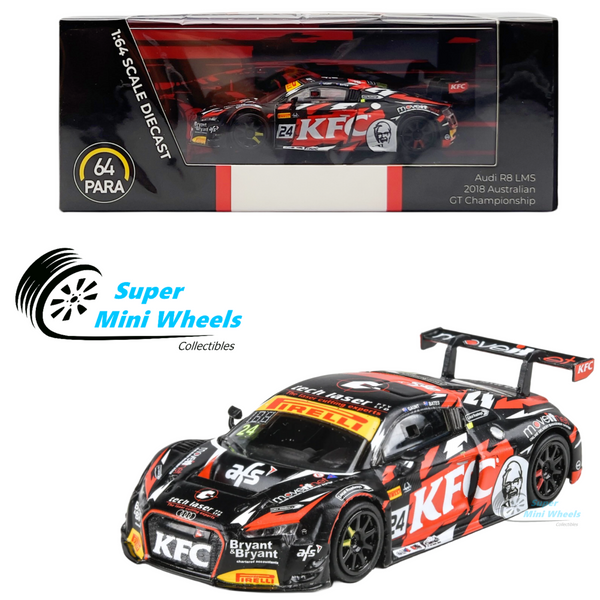 PARA64 1:64 Audi R8 LMS 2015 KFC 2018 Australian GT #24 P1 Bates / Daniel