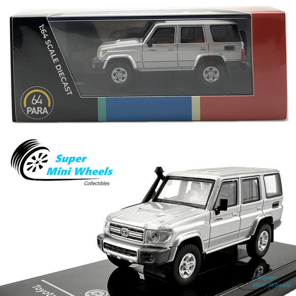 PARA64 - Toyota Land Cruiser LC76 (Silver Pearl) - LHD - 1:64