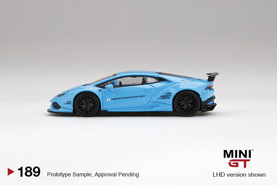 Mini GT 1:64 LB WORKS Lamborghini Huracan Ver. 1 (Light Blue) #189 ...