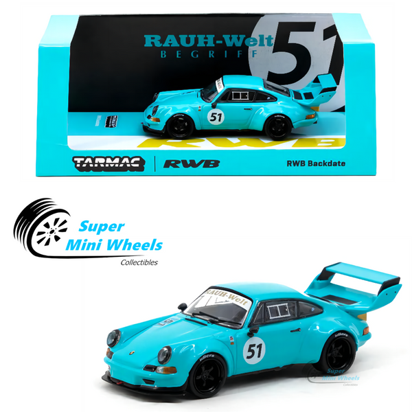 Tarmac Works 1:64 RWB Porsche 911 Backdate Blue #51