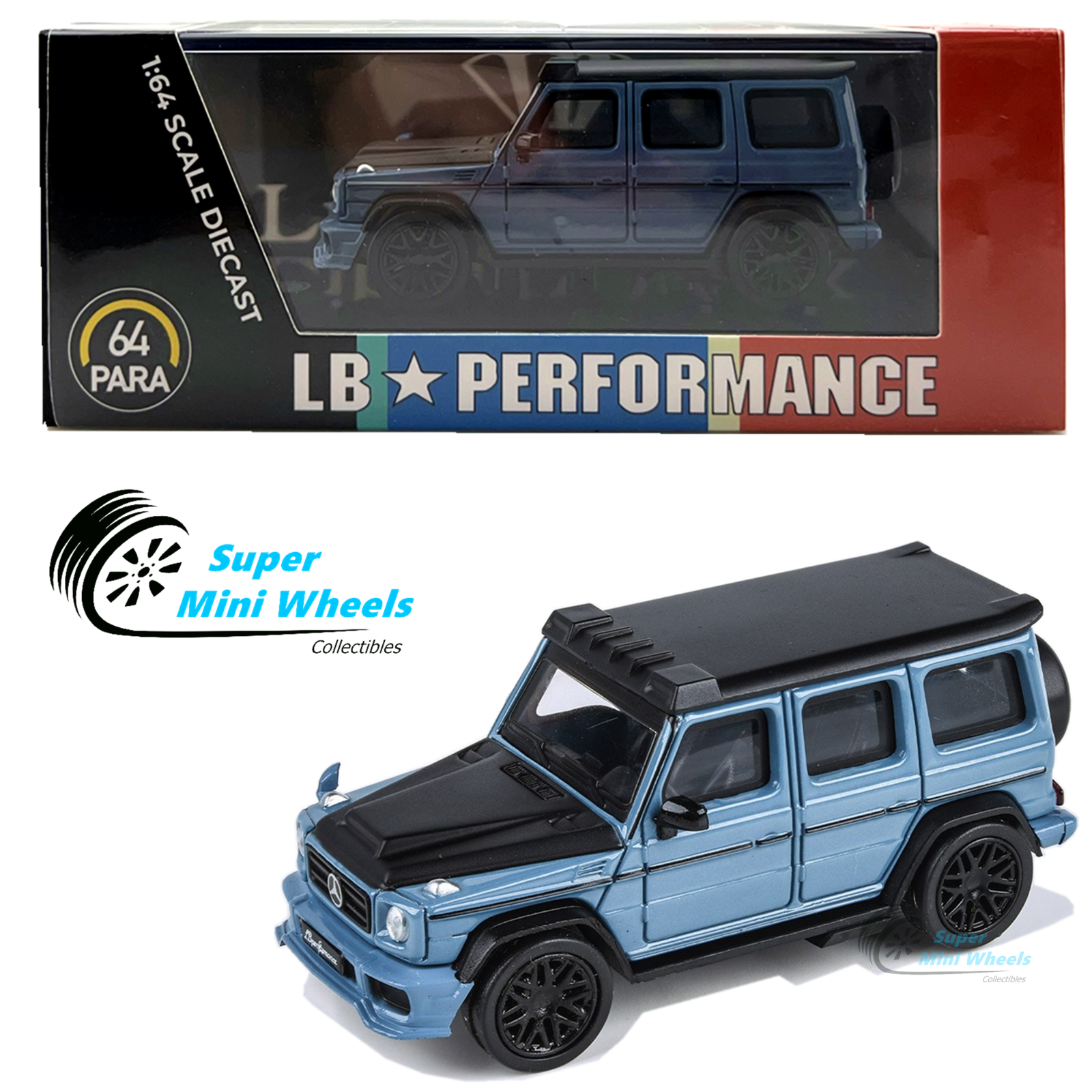 PARA64 - LBWK Mercedes-AMG G 63 (Blue) LHD - Diecast Model - 1:64 ...