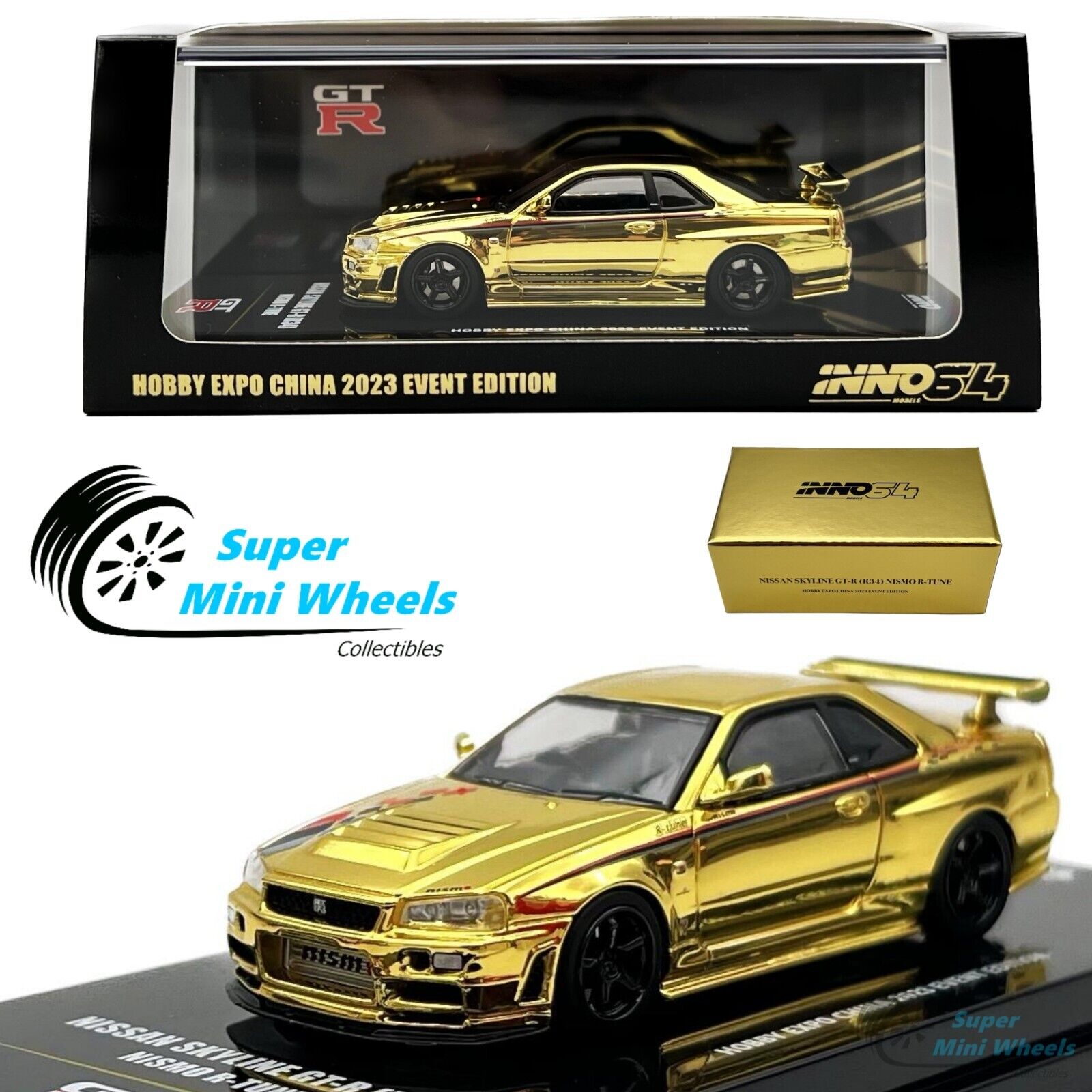 INNO64 1:64 Nissan Skyline GT-R R34 Hobby Expo CHINA 2023