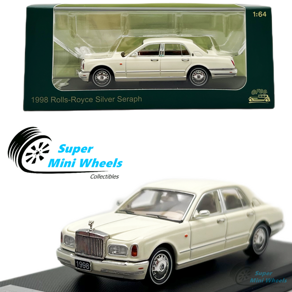 GFCC 1:64 1998 Rolls-Royce Silver Seraph (White) Diecast Model Car