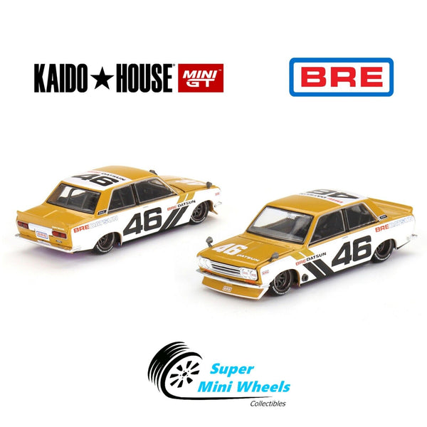 Mini GT x Kaido House 1:64 Datsun 510 Street BRE510 V3 (Gold) KHMG052