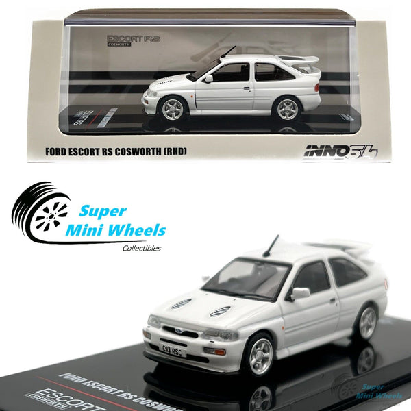 INNO64 1:64 Ford Escort RS Cosworth (RHD) White