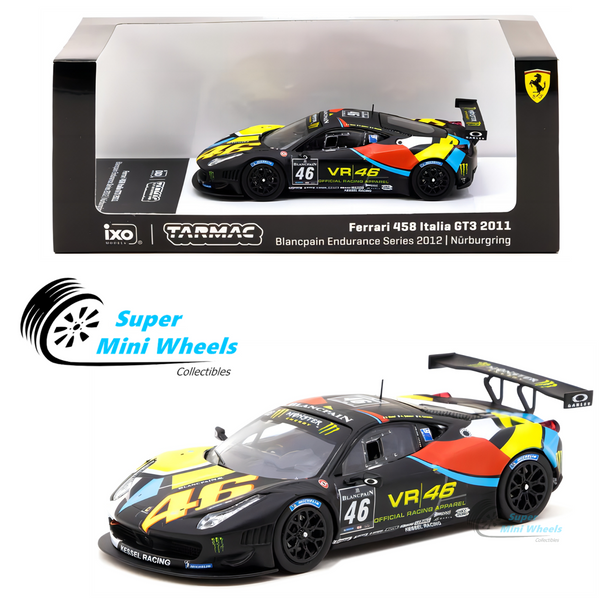 Tarmac Works 1:64 Ferrari 458 Italia GT3 Blancpain Endurance Nurburgring #46