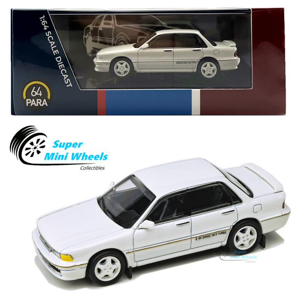 PARA64 - Mitsubishi Galant VR-4 (Sophia White) LHD - Diecast Model - 1:64