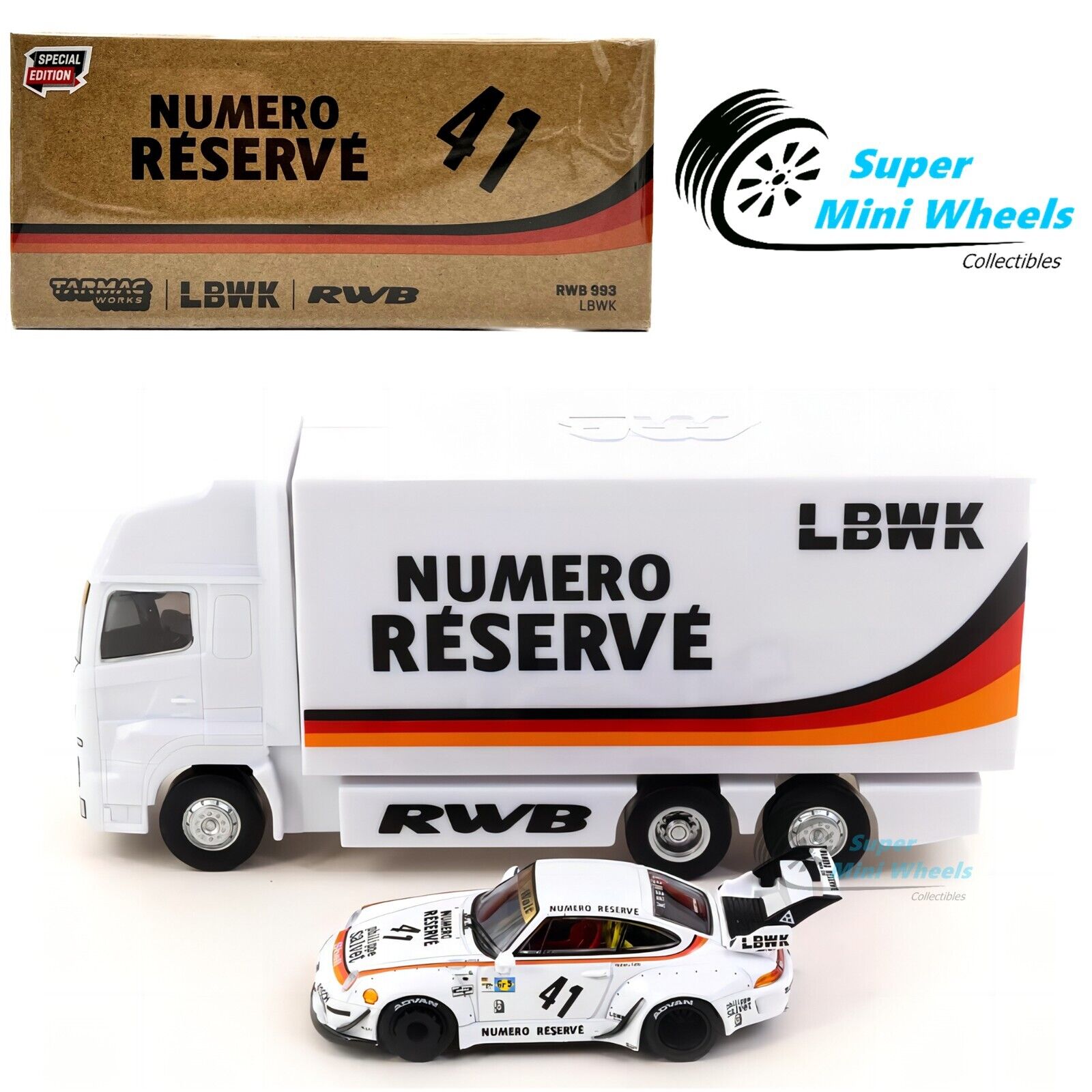 Tarmac Works 1:64 RWB 993 LBWK with Plastic Truck Packaging - Singapor ...