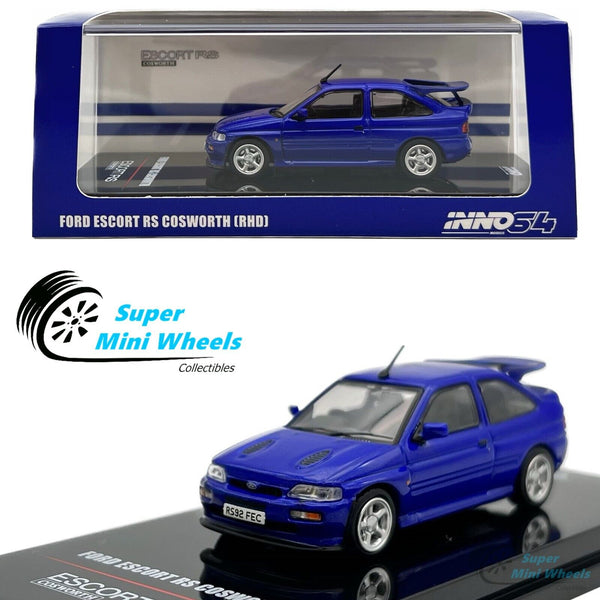 INNO64 1:64 Ford Escort RS Cosworth (RHD) Blue