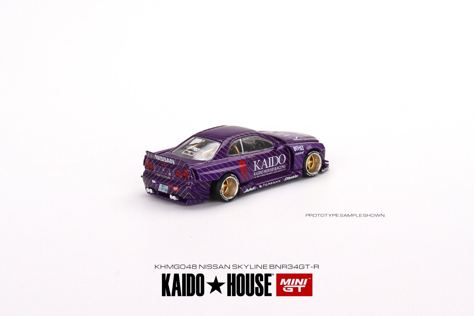 Mini GT x Kaido House 1:64 Nissan Skyline GT-R (R34) Kaido